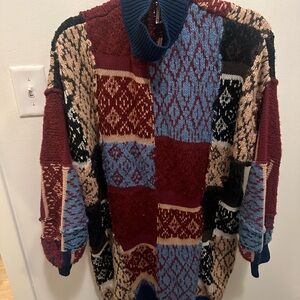 Free people argyle sweater dress